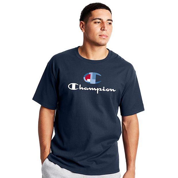Champion script 2024 tee navy