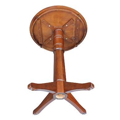 International Concepts Round-Top Pedestal Table