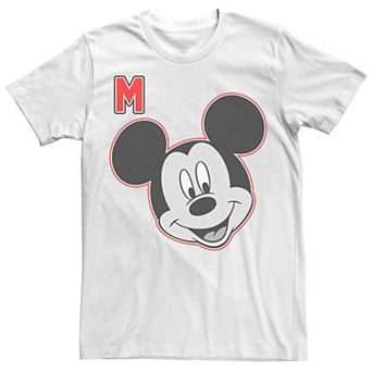 Disney's Mickey Mouse Varsity Letter Face Men's Tee