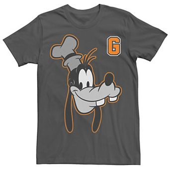 Disney's Goofy Varsity Letter Face Portrait Men's Tee