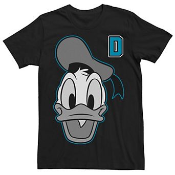 Disney's Donald Duck Men's Varsity Letter Face Tee