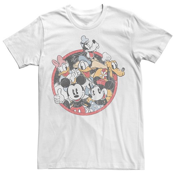 Men's Disney Mickey and Friends Disney Squad Wash Tee, Size: Medium