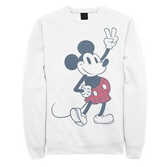 Disney's Mickey & Friends Mickey Mouse Plaid Shorts Men's Sweatshirt