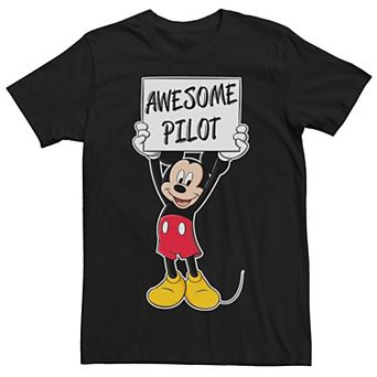 Disney's Mickey Mouse Men's Awesome Pilot Tee