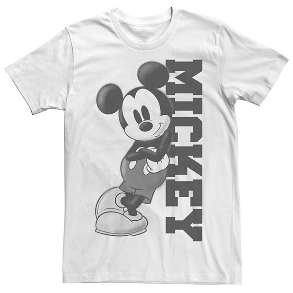 Disney's Mickey Mouse Leaning on Name Men's Tee