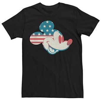 Disney's Mickey & Friends Mickey Men's American Flag Fill Tee
