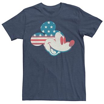 Disney's Mickey & Friends Mickey Men's American Flag Fill Tee