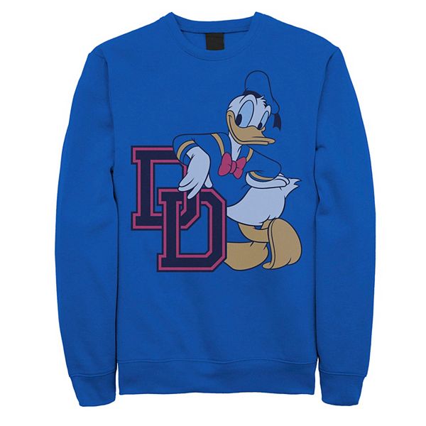 Men's Disney Mickey & Friends Donald Duck Varsity Portrait Sweatshirt