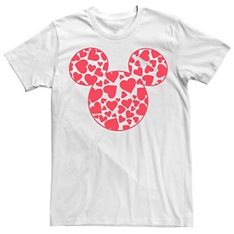 Disney's Mickey & Friends Mickey Men's Valentine's Day Heart Fill Tee