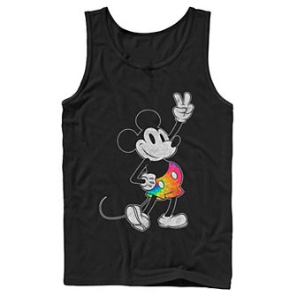Disney's Mickey & Friends Mickey Men's Tie Dye Pants Portrait Tank Top