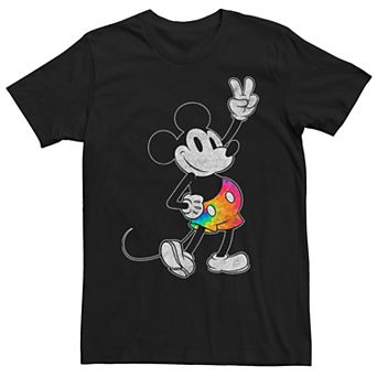 Disney's Mickey & Friends Mickey Men's Tie Dye Pants Portrait Tee