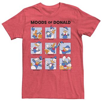 Disney's Mickey & Friends Donald Duck Men's Moods Box Up Tee