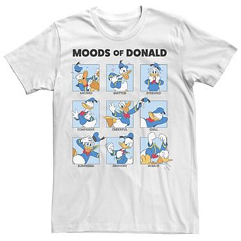 Disney's Mickey & Friends Donald Duck Men's Moods Box Up Tee