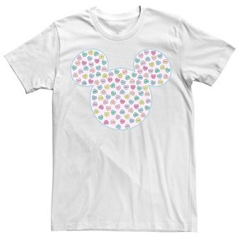 Disney's Mickey & Friends Candy Hearts Ear Fill Men's Tee