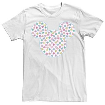 Disney's Mickey & Friends Candy Hearts Ear Fill Men's Tee