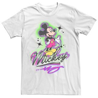 Disney's Mickey & Friends Mickey Mouse Airbrush Portrait Men's Tee