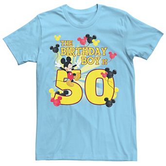 Disney's Mickey & Friends Men's 50 Year Old Birthday Boy Tee