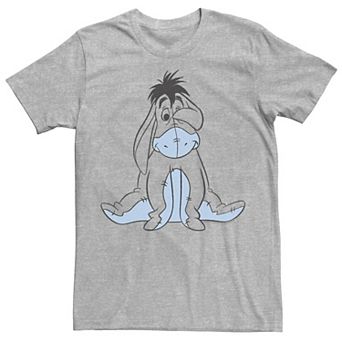 Disney's Winnie The Pooh Happy Eeyore Art Sketch Men's Tee