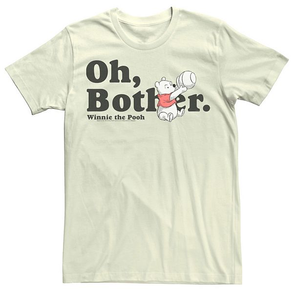 Men s Disney Winnie The Pooh Oh Bother Quote Tee