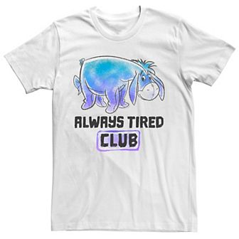 Disney's Winnie The Pooh Eeyore Always Tired Club Men's Tee