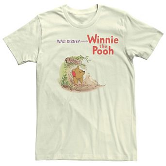 Disney's Winnie The Pooh Men's Stuck In Rabbit's Home Logo Tee