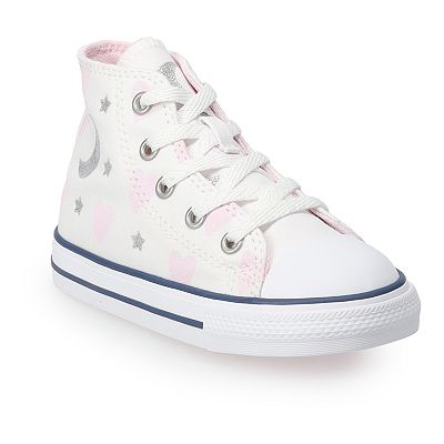 Girls converse white hotsell