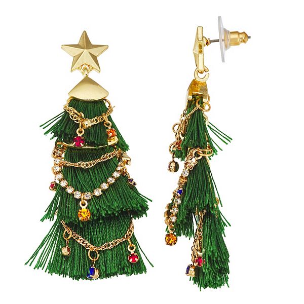 Kohls shop christmas earrings