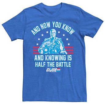 Men's G.I. Joe & Now You Know & Knowing Is Half The Battle Tee