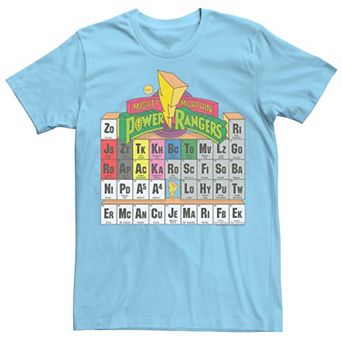 Men's Power Rangers Periodic Table Tee