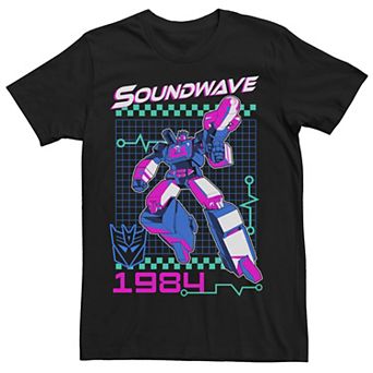 Men's Transformers Soundwave Retro Poster Tee