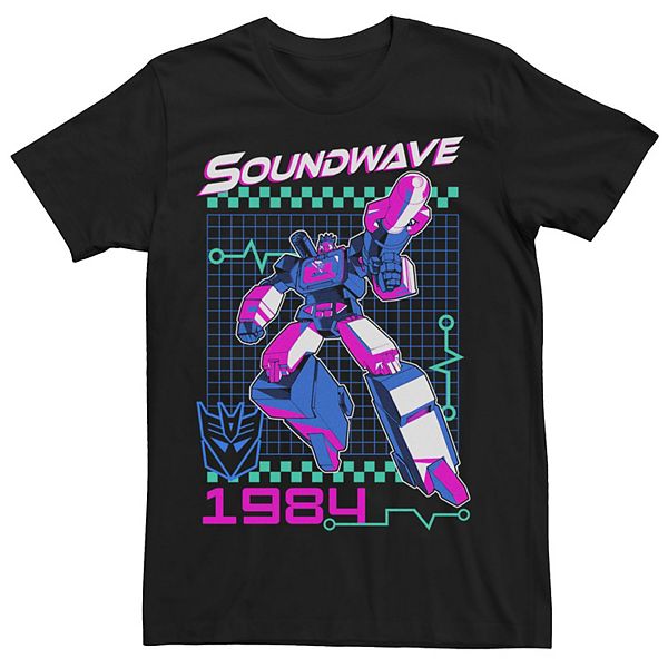Poster Transformers - Edition Soundwave Retro