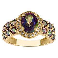 Mystic fire topaz ring kohls store