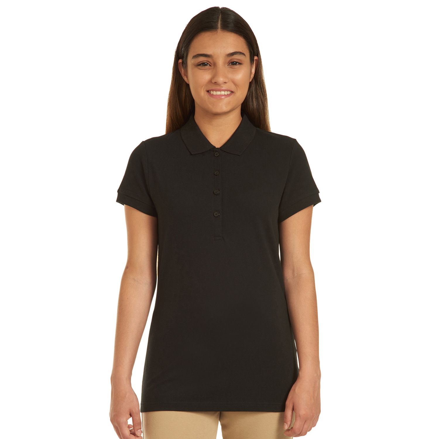 black polo outfit female