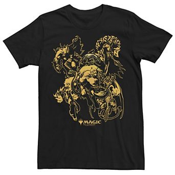 Men's Magic The Gathering Magic Character Outline Poster Tee