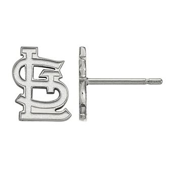 LogoArt 14k Gold St. Louis Cardinals Extra-Small Post Earrings