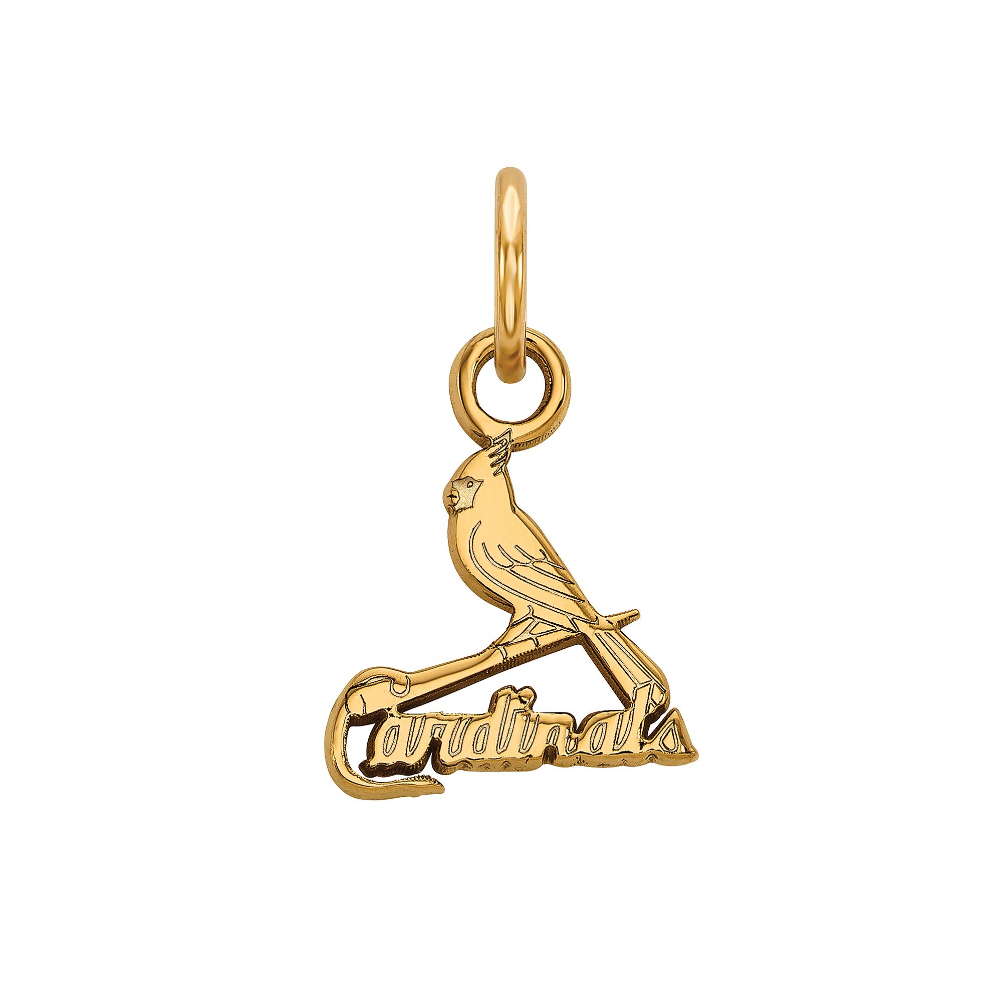 LogoArt Sterling Silver St. Louis Cardinals Extra-Small Pendant, Womens, S