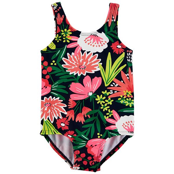 Baby Girl Carter's Floral One-Piece Swimsuit