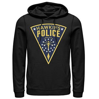 Men's Stranger Things Hawkins Police Patch Hoodie