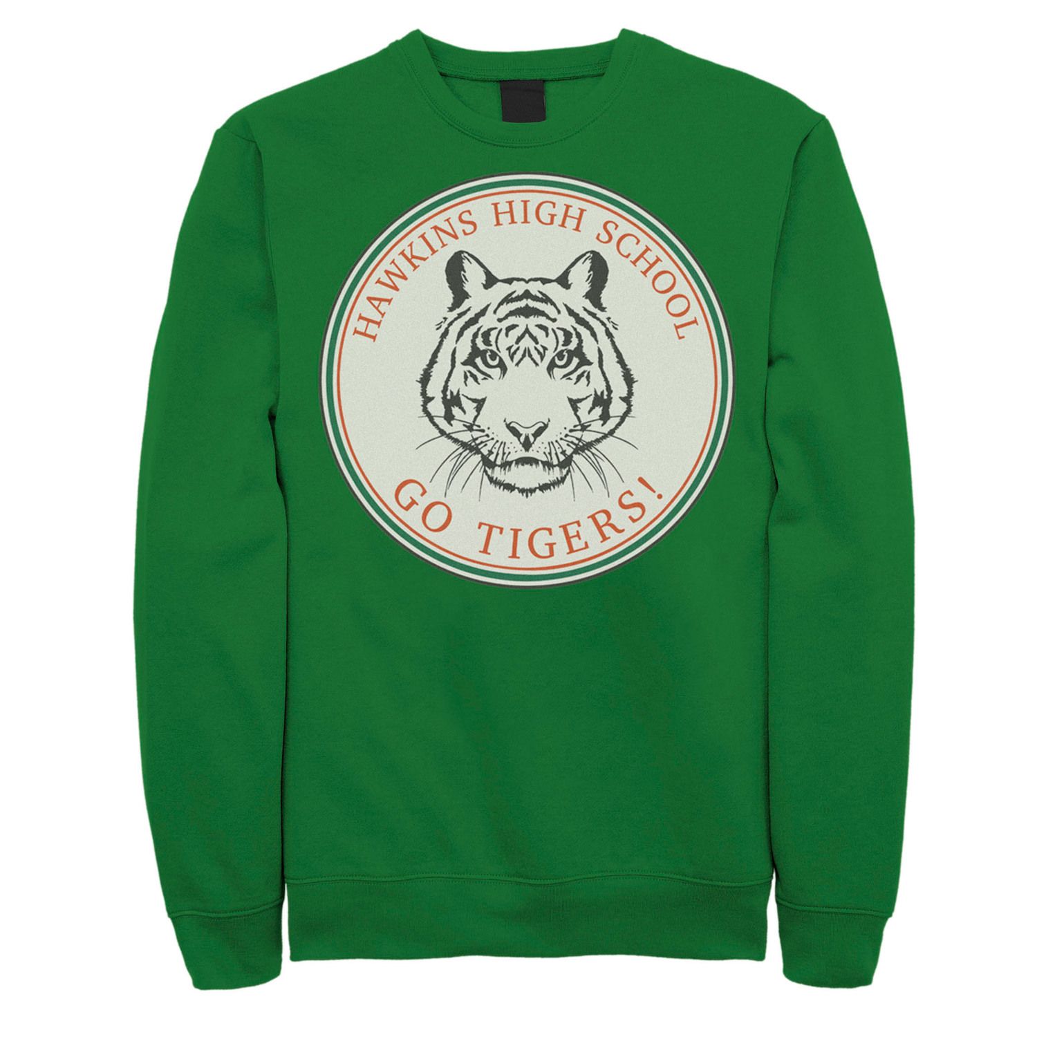 TIGER PRINT TRENDY HIGHSCHOOL HOODIES HAWKINS UNISEX COTTON 7