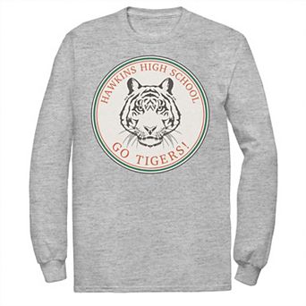 Men's Stranger Things Hawkins High School Go Tigers Logo Tee
