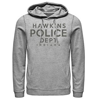 Men's Stranger Things Hawkins Police Dept. Indiana Hoodie