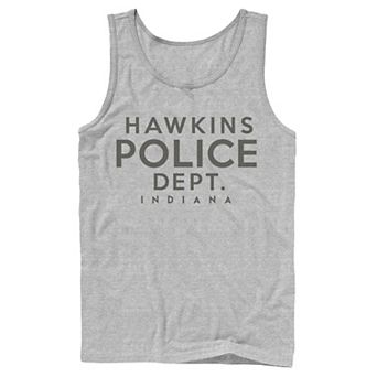 Men's Stranger Things Hawkins Police Dept. Indiana Tank Top