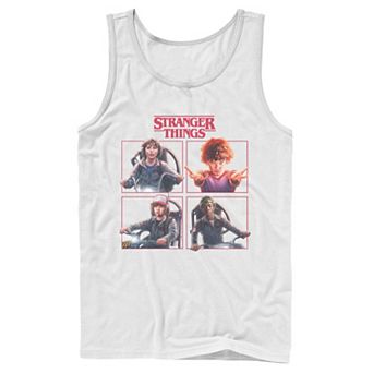 Men's Stranger Things Group Shot Box Up Logo Tank Top