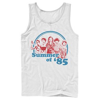Men's Stranger Things Summer Of '85 Group Shot Tank Top