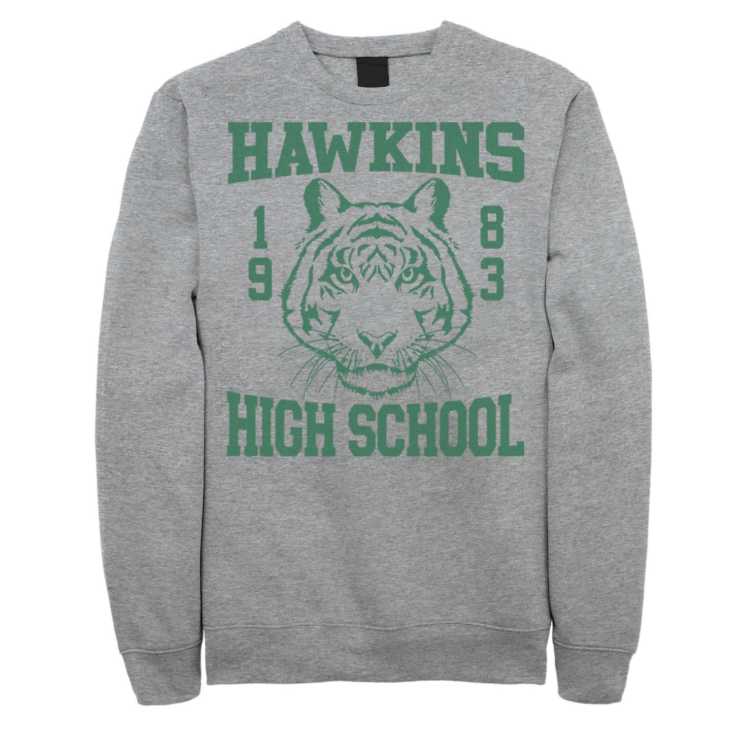 Boy's Stranger Things Hawkins High School Tiger 1983 T-Shirt - White - X  Large