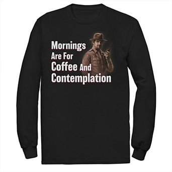 Men's Stranger Things Hopper Coffee & Contemplation Tee
