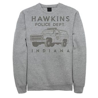 Men's Stranger Things Hawkins Police Dept. Indiana Sweatshirt