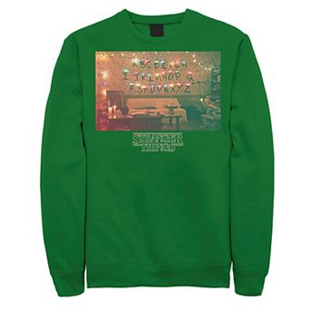Men's Stranger Things Christmas Lights Portrait Sweatshirt