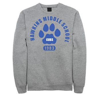 Men's Netflix Stranger Things Hawkins Middle School Cubs 1983 Sweatshirt