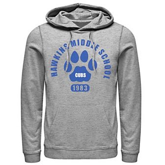 Men's Netflix Stranger Things Hawkins Middle School Cubs 1983 Hoodie